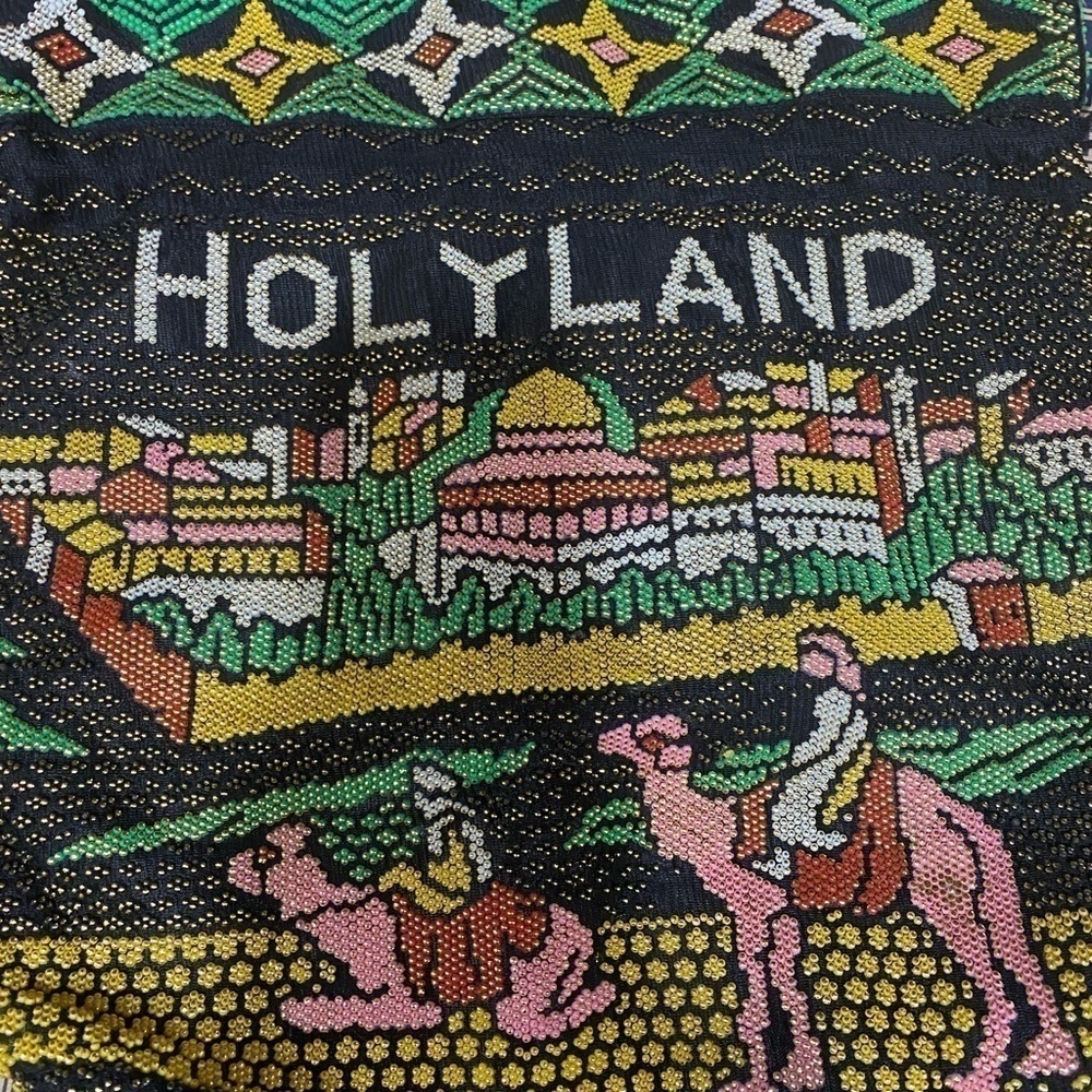 Vintage Beaded Tote Purse